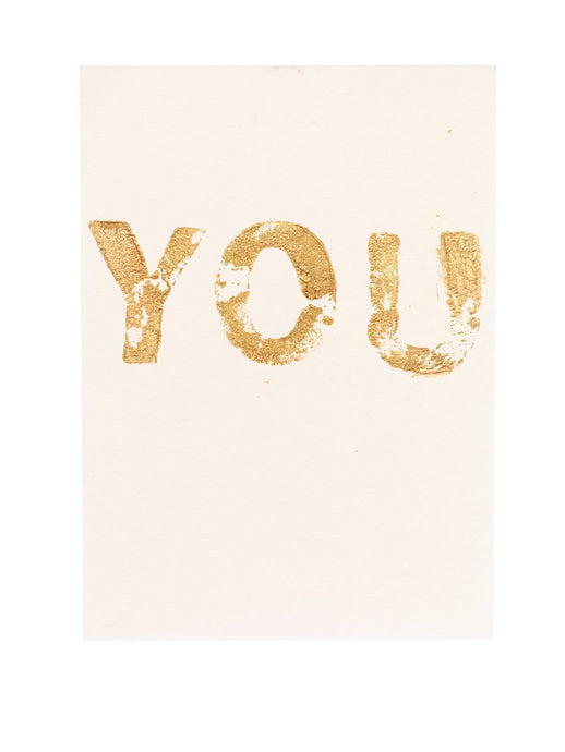 You