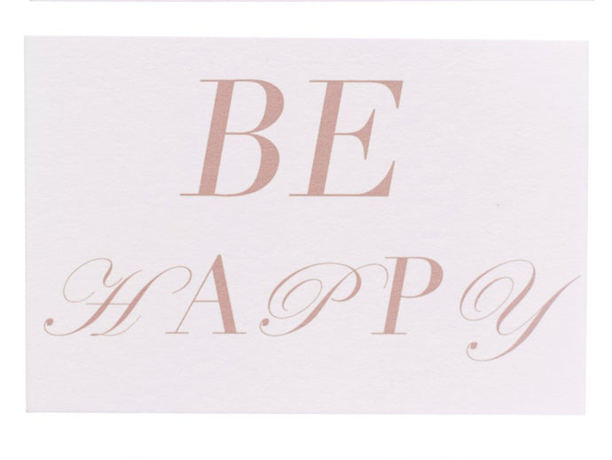 Be Happy